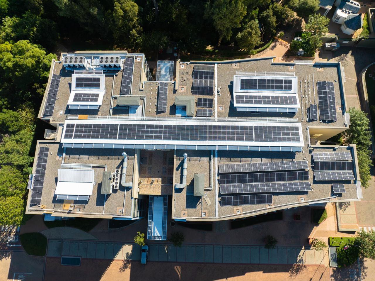 Riverwalk Office Park Building B solar PV integration